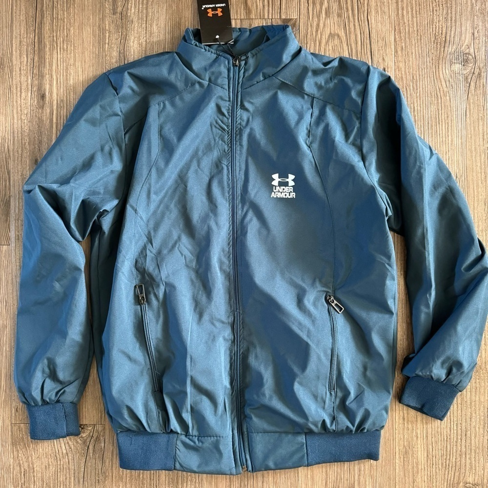 NWT Under Armour Track Zip-Up Jacket Large